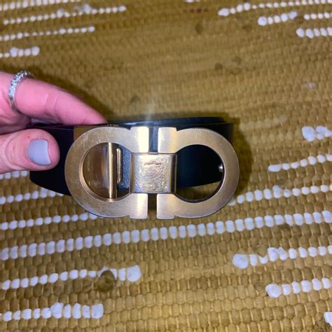 black and gold ferragamo belt fake|ferragamo belt without buckle.